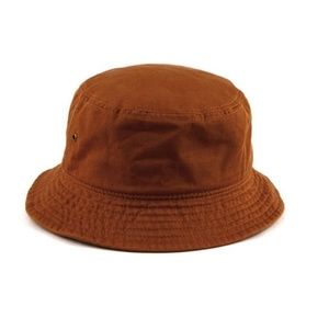 Unisex Rusted Brown Bucket Fishing Hat
